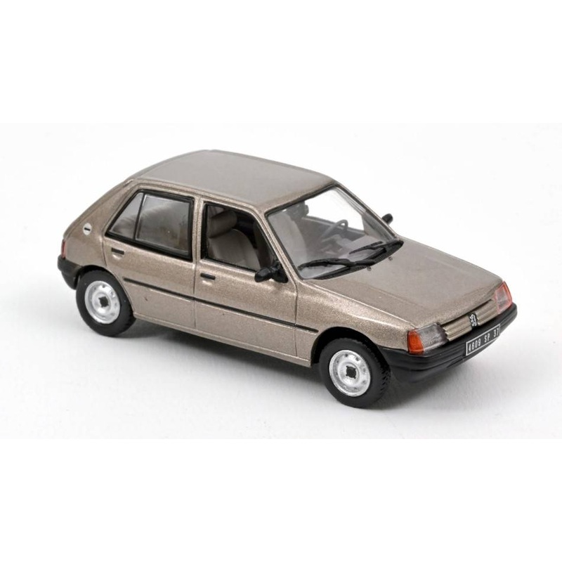 SCALE MODEL COMPATIBLE WITH PEUGEOT 205 GL 1988 LIGHT BROWN 1:43 NOREV NV471724