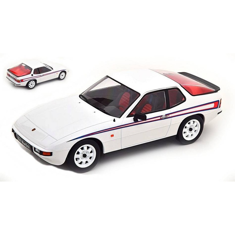 SCALE MODEL COMPATIBLE WITH PORSCHE 924 MARTINI 1985 WHITE 1.18 KK SCALE KKDC180722