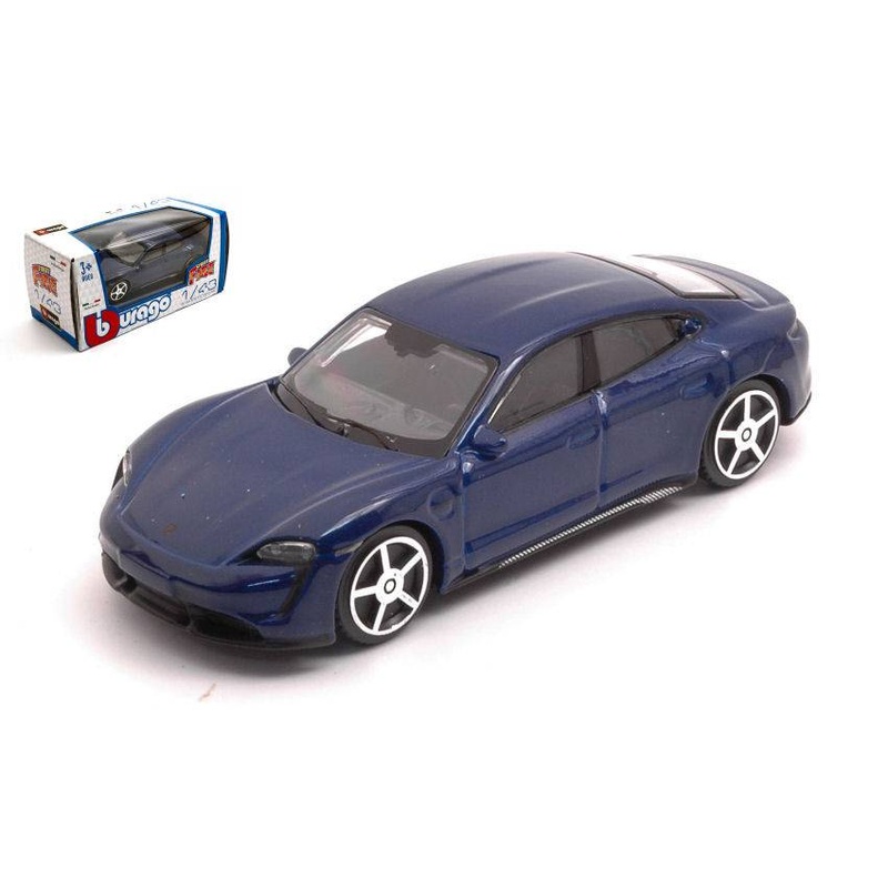 SCALE MODEL COMPATIBLE WITH PORSCHE TAYCAN 2018 BLUE 1:43 BURAGO BU30433B