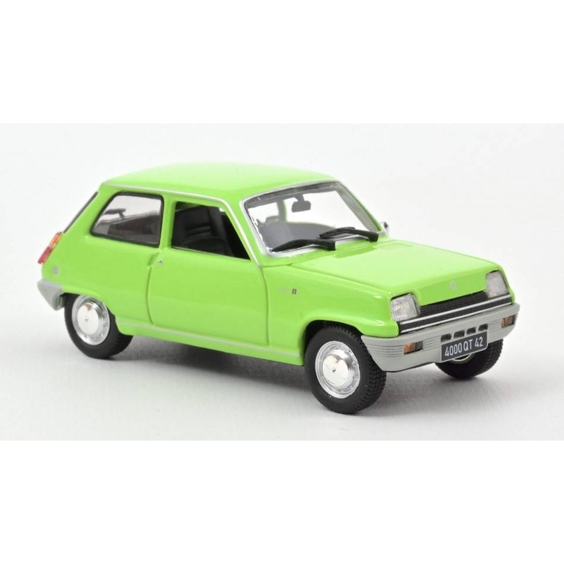 SCALE MODEL COMPATIBLE WITH RENAULT 5 TL 1972 LIGHT GREEN 1:43 NOREV NV510531
