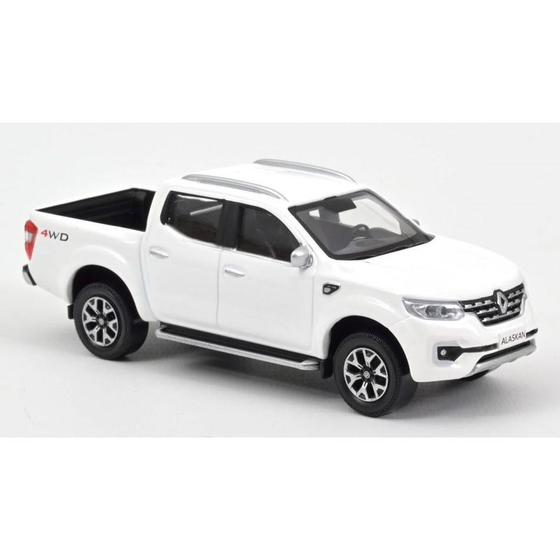 SCALE MODEL COMPATIBLE WITH RENAULT ALASKAN 2017 WHITE 1:43 NOREV NV518353