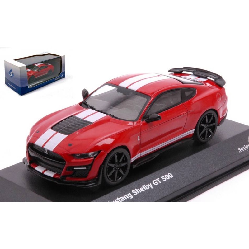 SCALE MODEL COMPATIBLE WITH SHELBY MUSTANG GT 500 2020 RED 1:43 SOLID SL4311502
