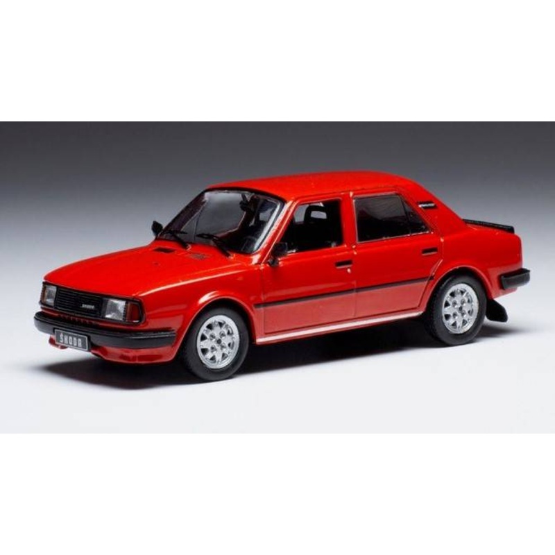 SCALE MODEL COMPATIBLE WITH SKODA 130 L 1988 RED 1:43 IXO MODEL CLC445