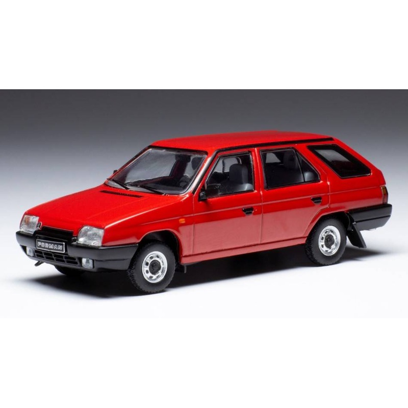 SCALE MODEL COMPATIBLE WITH SKODA FORMAN 1990 RED 1:43 IXO MODEL CLC446