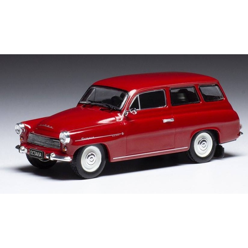 SCALE MODEL COMPATIBLE WITH SKODA OCTAVIA COMBI 1969 RED 1:43 IXO MODEL CLC431