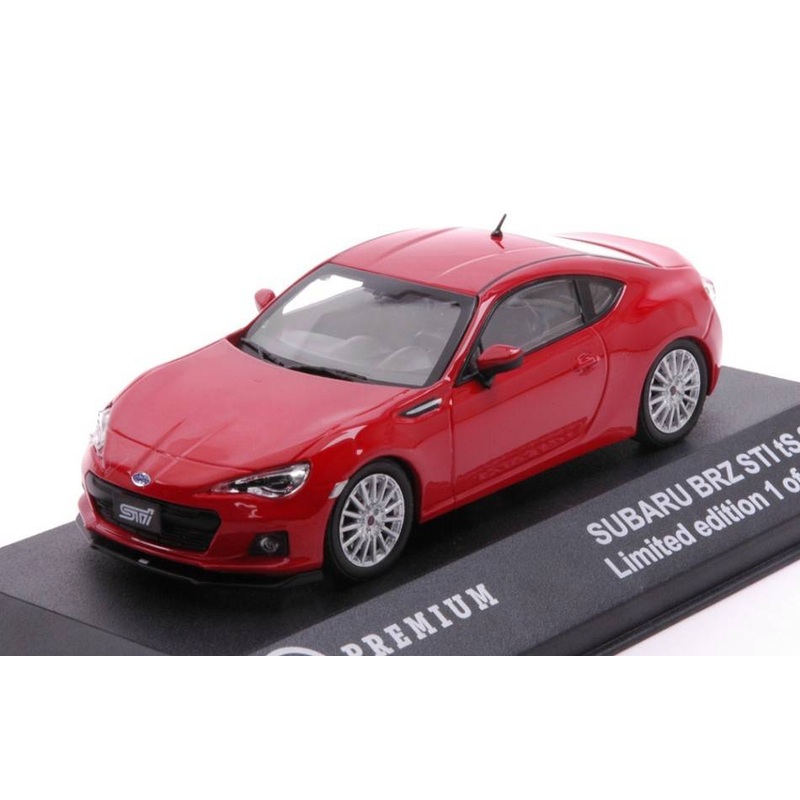 SCALE MODEL COMPATIBLE WITH SUBARU BRZ STI TS 2013 RED1:43 TRIPLE 9 T9P-10021