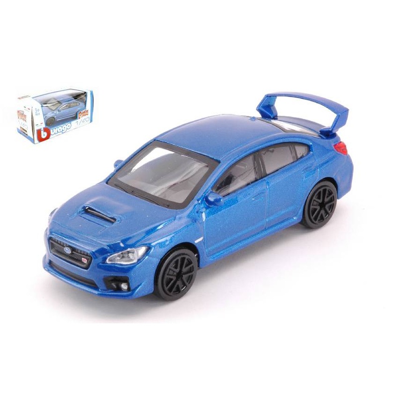 SCALE MODEL COMPATIBLE WITH SUBARU WRX STI 2017 BLUE 1:43 BURAGO BU30393B