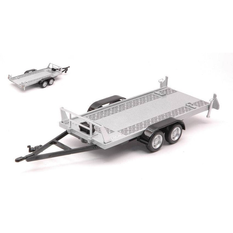 SCALE MODEL COMPATIBLE WITH TOW CAR TRAILER TWO WHEELS 1:43 CARARAMA CA4-92210
