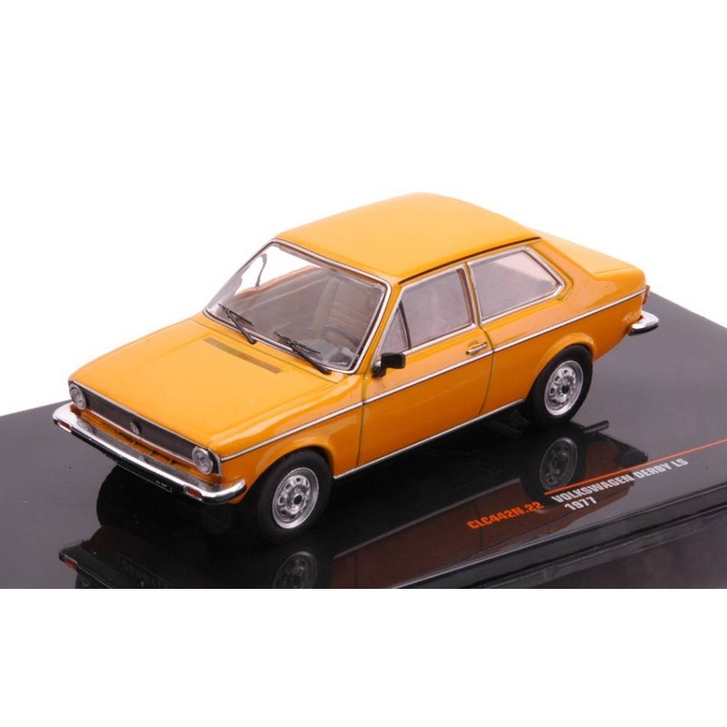SCALE MODEL COMPATIBLE WITH VW DERBY LS 1977 ORANGE 1:43 IXO MODEL CLC442