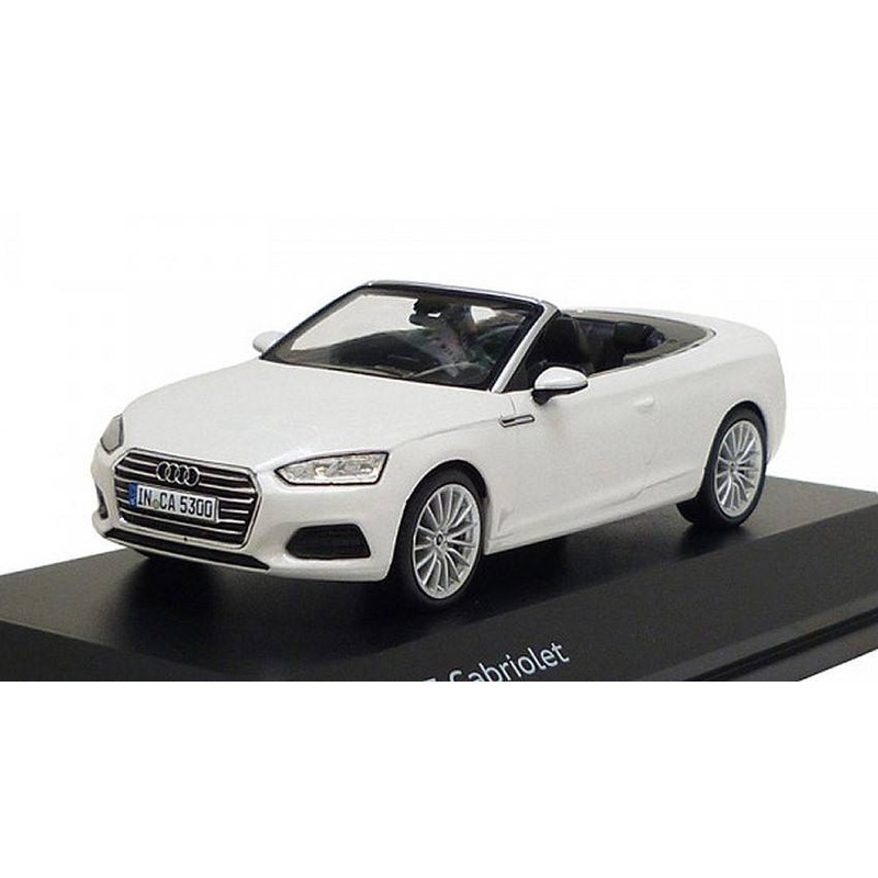 SCALE MODEL COMPATIBLE WITH AUDI A5 CONVERTIBLE GLACIER WHITE 1:43 VARIOUS MANUFACTURERS NV5011705332