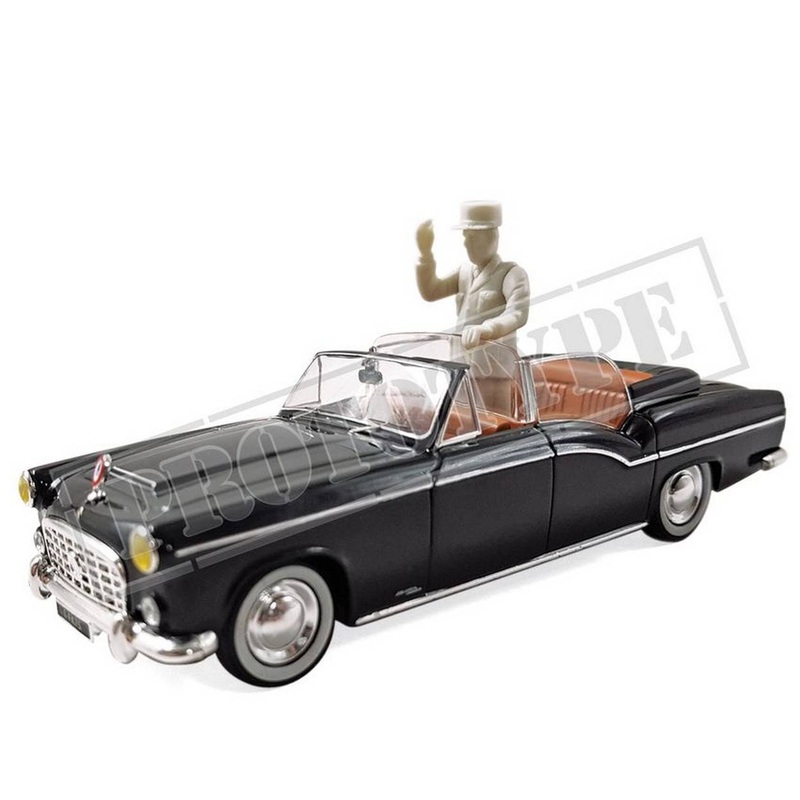 SCALE MODEL COMPATIBLE WITH CITROEN 15 CV CHAPRON PRESIDENTIELLE 1968 W/FIGURE 1:43 NOREV NV153134