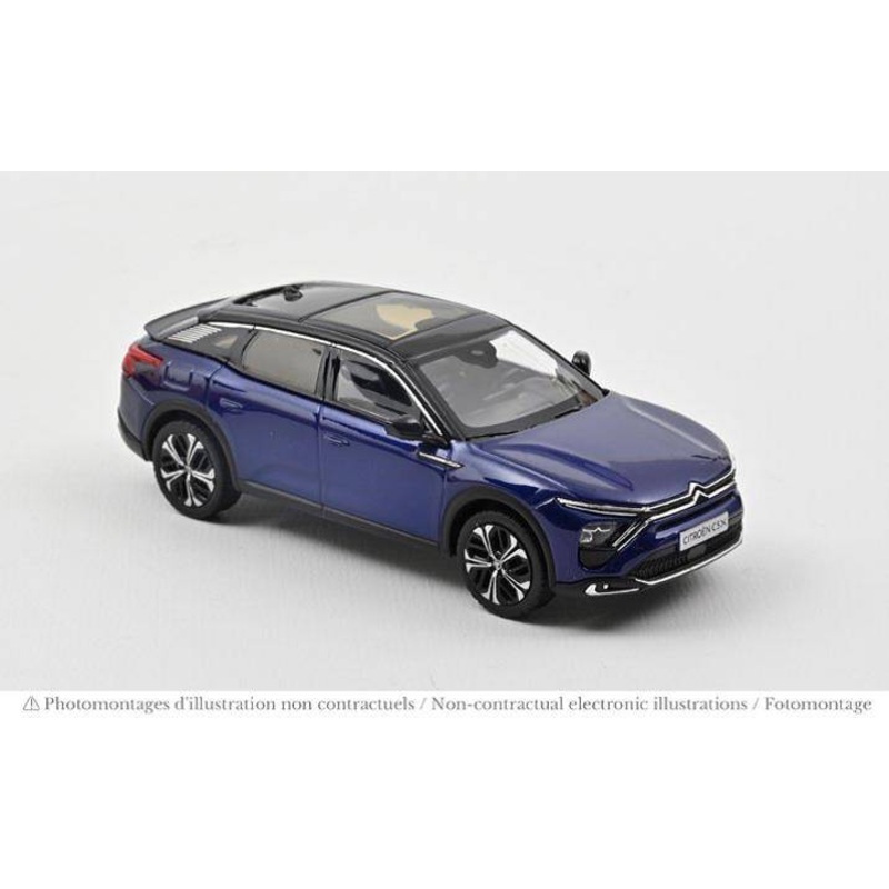 SCALE MODEL COMPATIBLE WITH CITROEN C5X 2021 MAGNETIQUE BLUE 1:43 NOREV NV155572