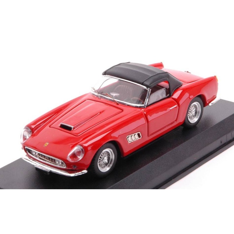 SCALE MODEL COMPATIBLE WITH FERRARI 250 CALIFORNIA LWB 1960 LONG NOSE WITH SOFT TOP RED 1:43 ART MODEL AM0436