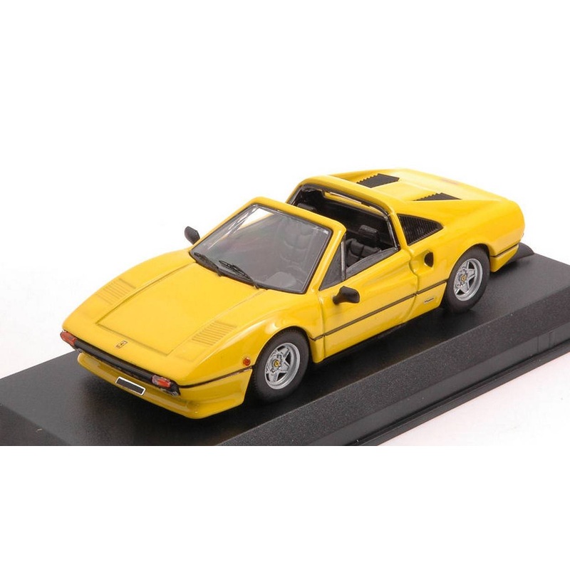 SCALE MODEL COMPATIBLE WITH FERRARI 308 GTS 1978 YELLOW 1:43 BEST MODEL BT9236-2
