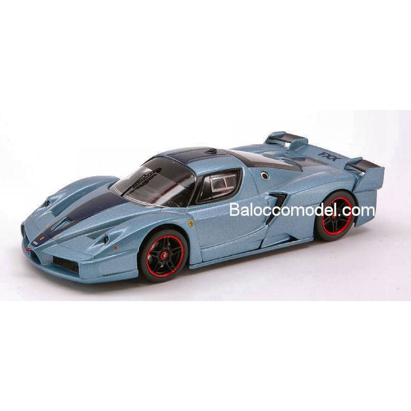 SCALE MODEL COMPATIBLE WITH FERRARI FXX 2005 AZUR/BLUE 1:43 HOT WHEELS HWN5611