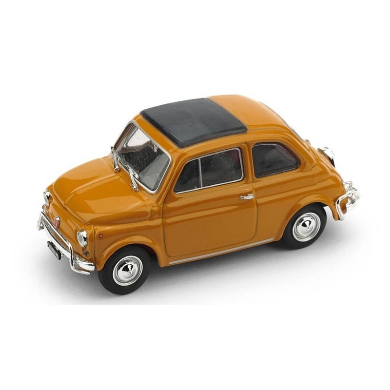 SCALE MODEL COMPATIBLE WITH FIAT 500 L 1968-72 CLOSED POSITANO YELLOW 1:43 BRUMM BM0465-04