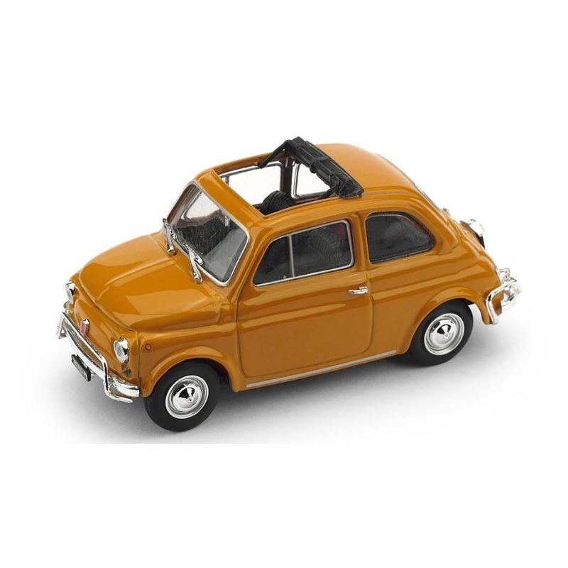 SCALE MODEL COMPATIBLE WITH FIAT 500 L 1968-72 OPEN POSITANO YELLOW 1:43 BRUMM BM0464-04