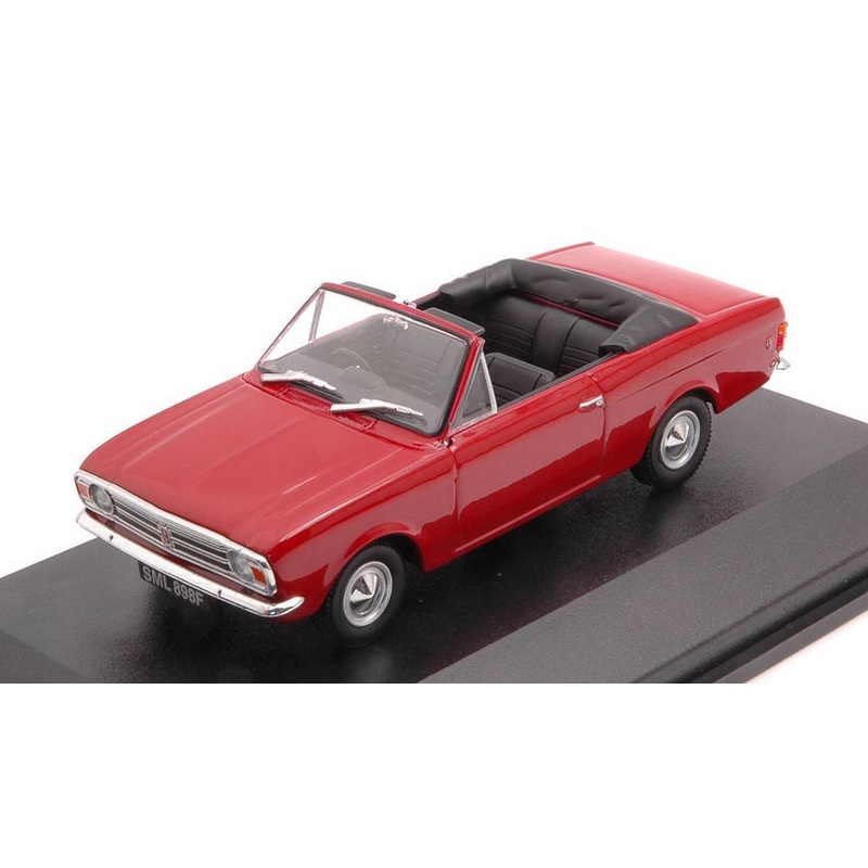 SCALE MODEL COMPATIBLE WITH FORD CORTINA CRAYFORD CONVERTIBLE RED 1:43 OXFORD OXF43CCC003