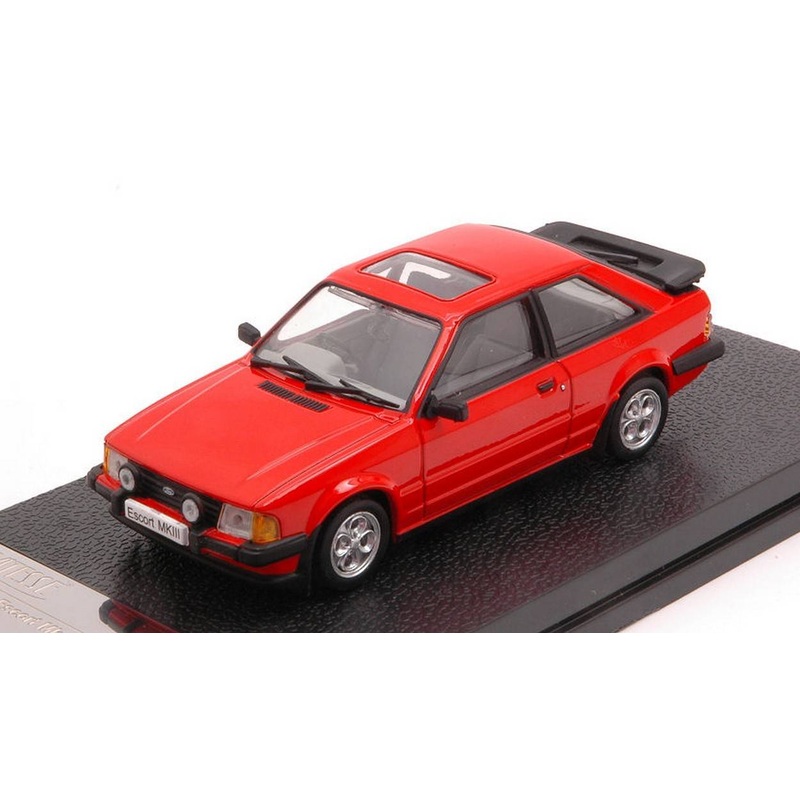 SCALE MODEL COMPATIBLE WITH FORD ESCORT MK III XR3i 1983 RED 1:43 TRIPLE 9 T9-43091