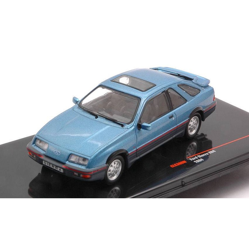 SCALE MODEL COMPATIBLE WITH FORD SIERRA XR 4 1984 MET.BLUE 1:43 IXO MODEL CLC380N