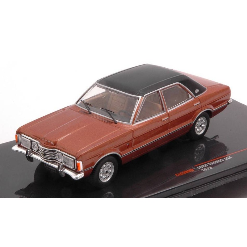 SCALE MODEL COMPATIBLE WITH FORD TAUNUS GLX 1983 COPPER 1:43 IXO MODEL CLC392N