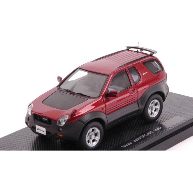 SCALE MODEL COMPATIBLE WITH ISUZU VEHICROSS 1997 METALLIC RED 1:43 EBBRO EB44675