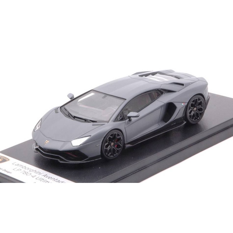 SCALE MODEL COMPATIBLE WITH LAMBORGHINI AVENTADOR ULTIMAE ACHESO GRAY 1:43 LOOKSMART LS525A