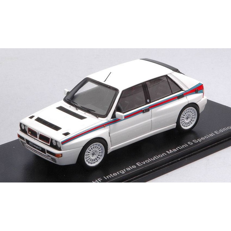 SCALE MODEL COMPATIBLE WITH LANCIA DELTA HF INTEGRALE EVO MARTINI 5 1992 1:43 SPARK MODEL S8992