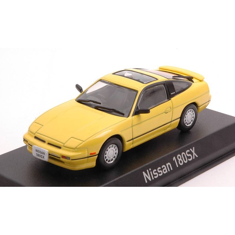 SCALE MODEL COMPATIBLE WITH NISSAN 180SX 1989 YELLOW 1:43 NOREV NV420146
