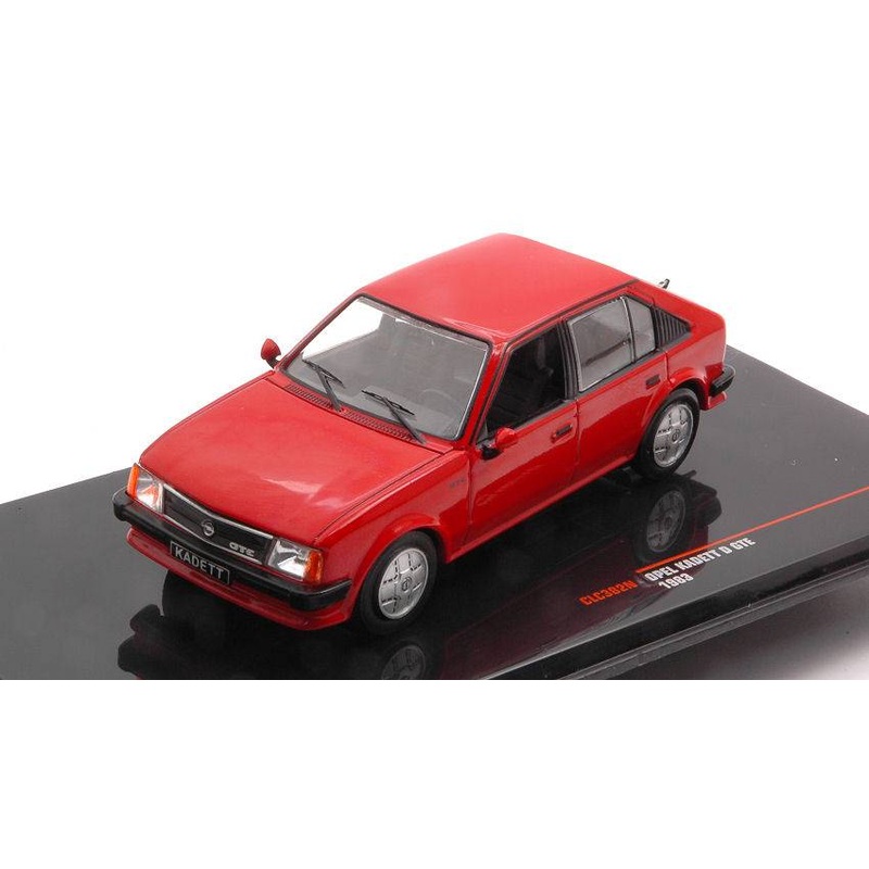 SCALE MODEL COMPATIBLE WITH OPEL KADETT D GT/E 1983 RED 1:43 IXO MODEL CLC382N