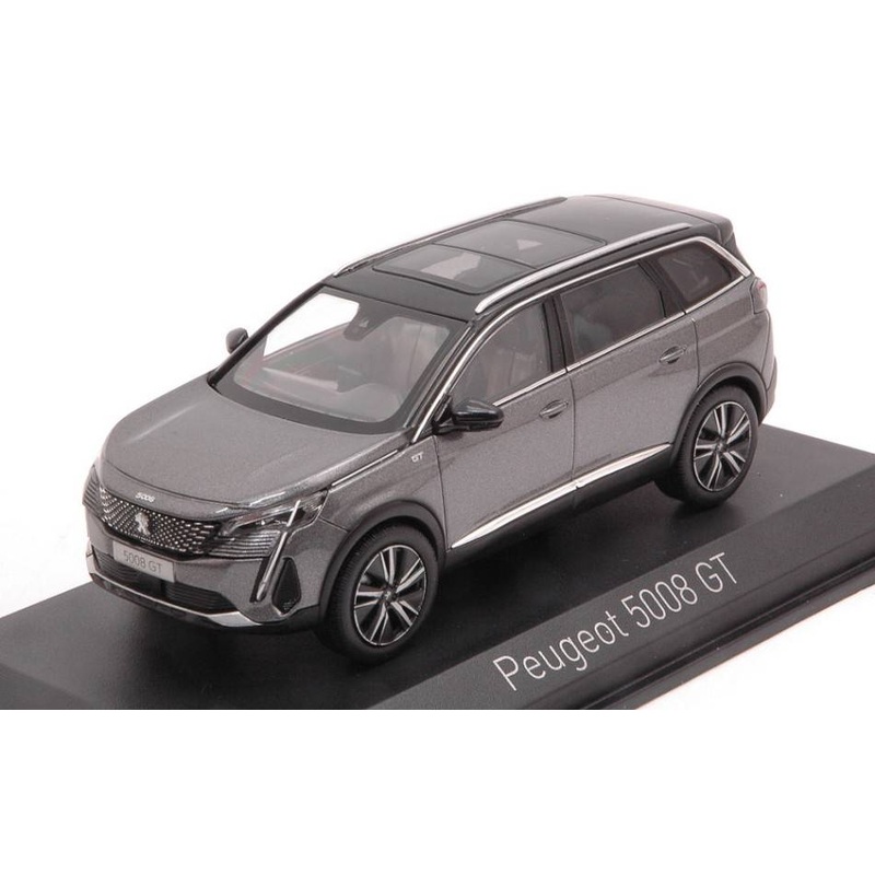 SCALE MODEL COMPATIBLE WITH PEUGEOT 5008 GT 2021 PLATINIUM GRAY 1:43 NOREV NV473923