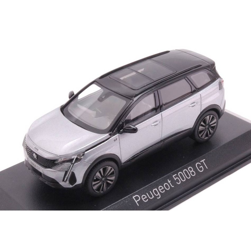 SCALE MODEL COMPATIBLE WITH PEUGEOT 5008 GT BLACK PACK 2021 ARTENSE GRAY 1:43 NOREV NV473924