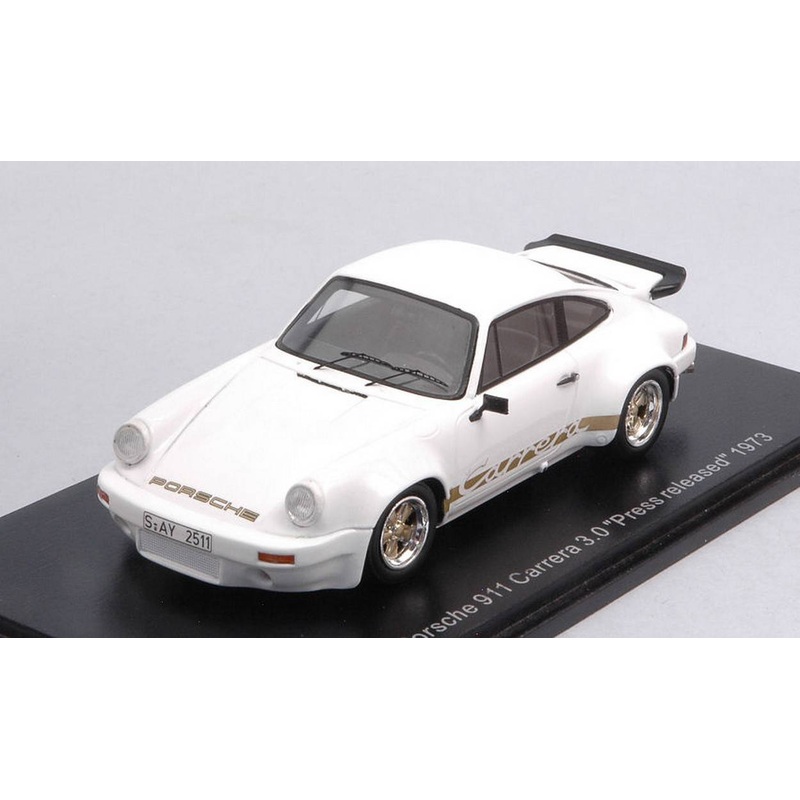 SCALE MODEL COMPATIBLE WITH PORSCHE 911 CARRERA RS 3.0 1974 WHITE 1:43 SPARK MODEL S4927