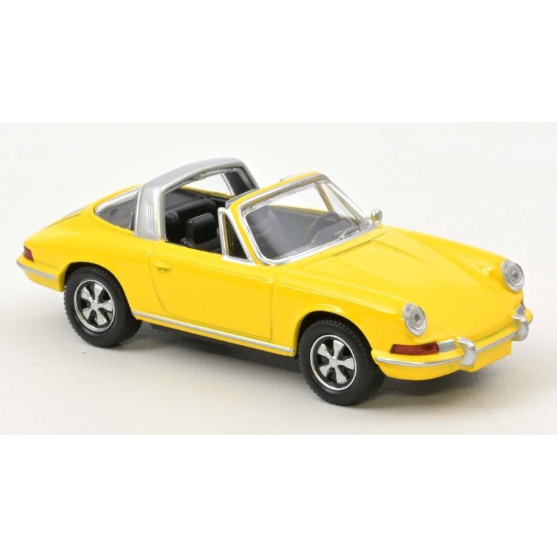 SCALE MODEL COMPATIBLE WITH PORSCHE 911 TARGA 1969 SIGNAL YELLOW JET CAR 1:43 NOREV NV750042