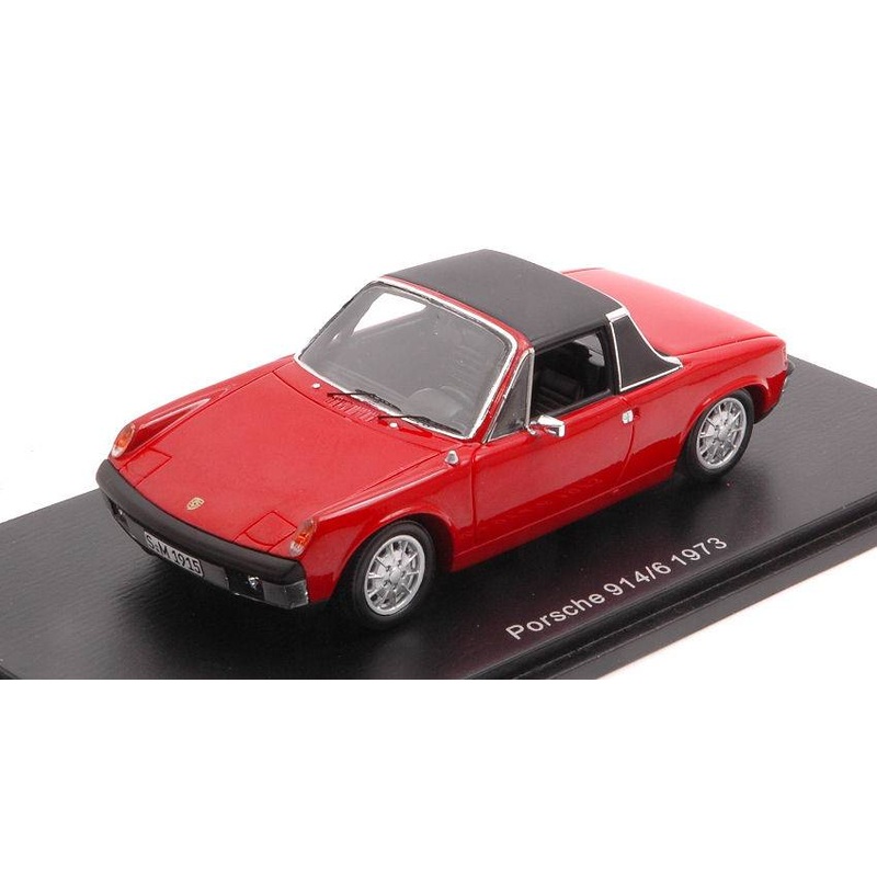 SCALE MODEL COMPATIBLE WITH PORSCHE 914/6 1973 RED 1:43 SPARK MODEL S4563
