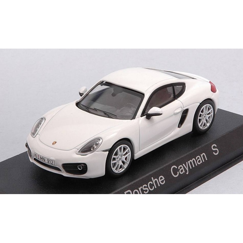 SCALE MODEL COMPATIBLE WITH PORSCHE CAYMAN S 2013 WHITE 1:43 NOREV NV750037