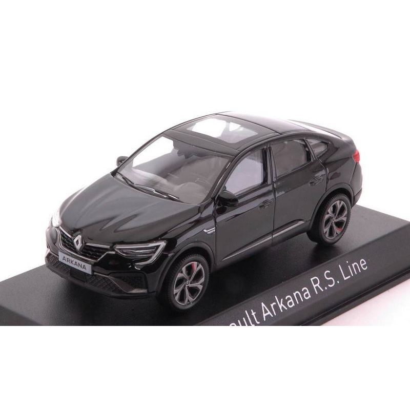 SCALE MODEL COMPATIBLE WITH RENAULT ARKANA RSLINE 2021 BLACK 1:43 NOREV NV517684