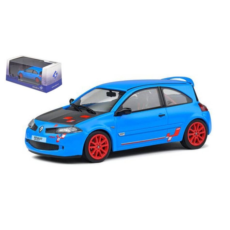 SCALE MODEL COMPATIBLE WITH RENAULT MEGANE R26R 2009 BLUE 1:43 SOLID SL4310202