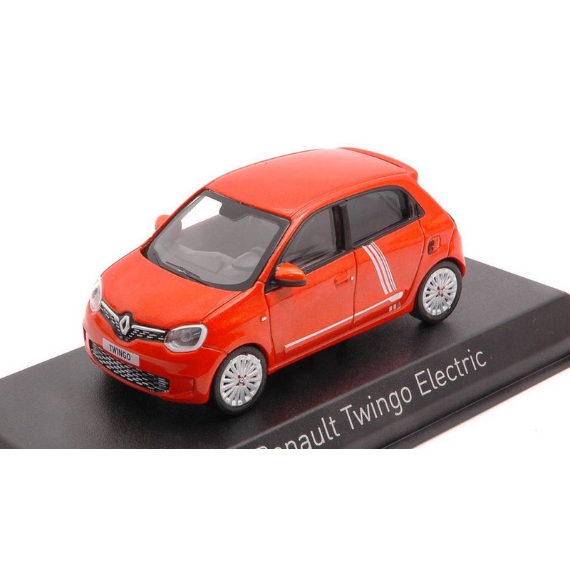 SCALE MODEL COMPATIBLE WITH RENAULT TWINGO ELECTRIC VIBES 2021 VALENCIA ORANGE 1:43 NOREV NV517420