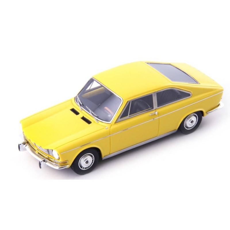 SCALE MODEL COMPATIBLE WITH SIMCA 1501 COUPE HEULIEZ 1968 YELLOW 1:43 AVENUE43 AVN60080