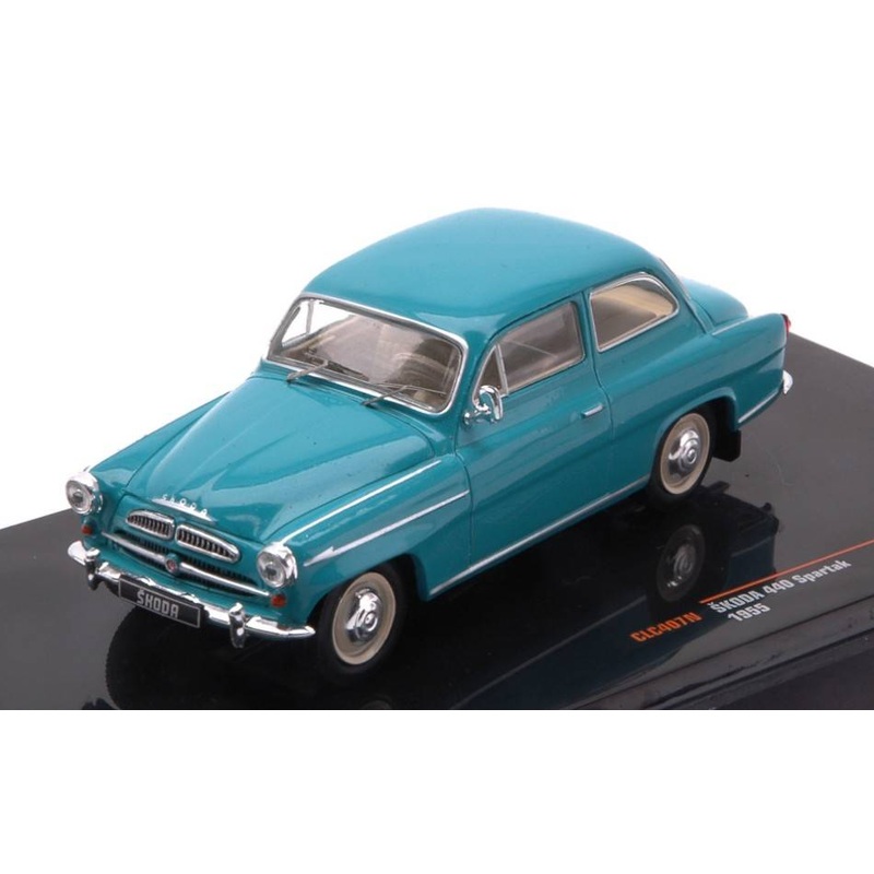 SCALE MODEL COMPATIBLE WITH SKODA 440 SPARTAK 1955 BLUE 1:43 IXO MODEL CLC407N
