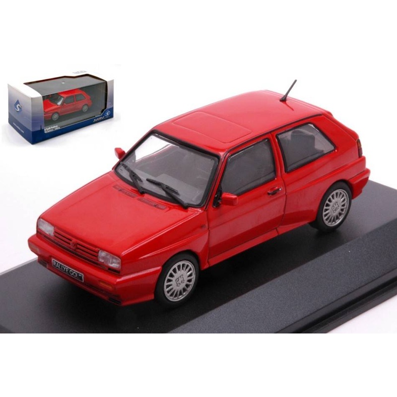 SCALE MODEL COMPATIBLE WITH VOLKSWAGEN GOLF RALLY 1989 TORNADO RED 1:43 SOLID SL4311301