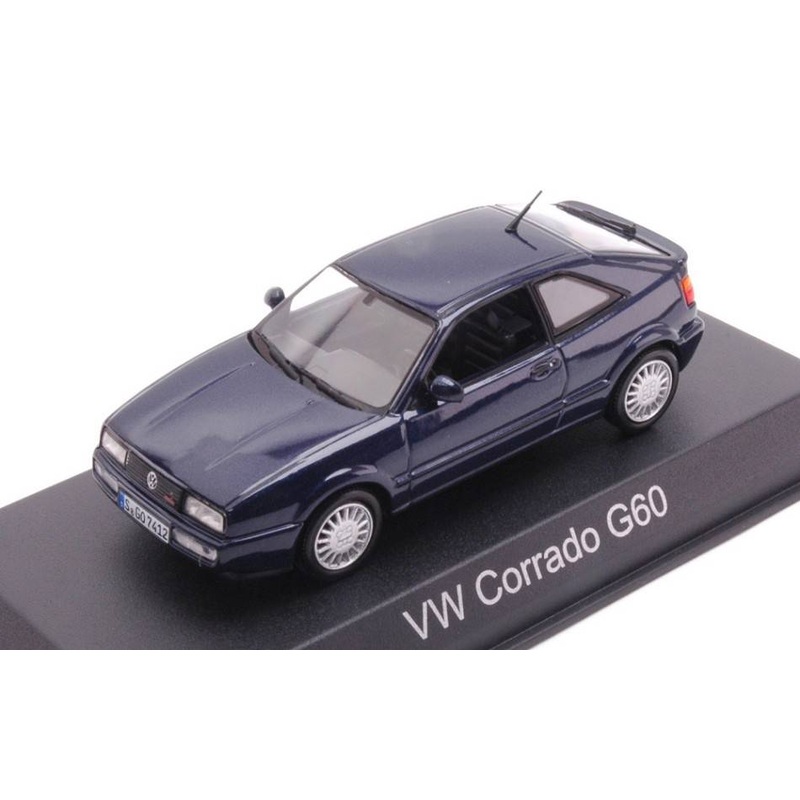 SCALE MODEL COMPATIBLE WITH VW CORRADO G60 1990 BLUE METALLIC 1:43 NOREV NV840142