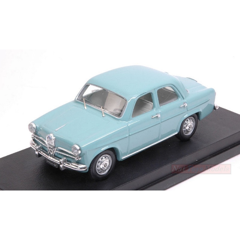 SCALE MODEL COMPATIBLE WITH ALFA ROMEO GIULIETTA 1955 BLUE 1:43 RIO RI4118-1