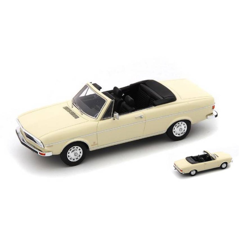 SCALE MODEL COMPATIBLE WITH AUDI 100LS CONVERTIBLE 1969 IVORY 1:43 AVENUE43 AVN60011