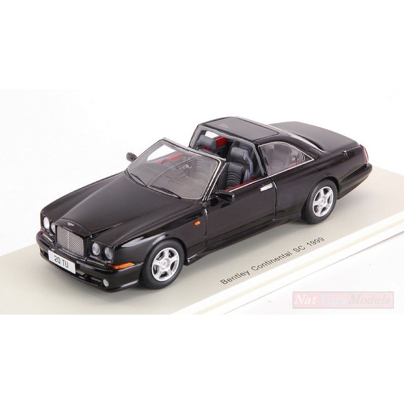 SCALE MODEL COMPATIBLE WITH BENTLEY CONTINENTAL SC 1999 BLACK 1:43 SPARK MODEL S4893