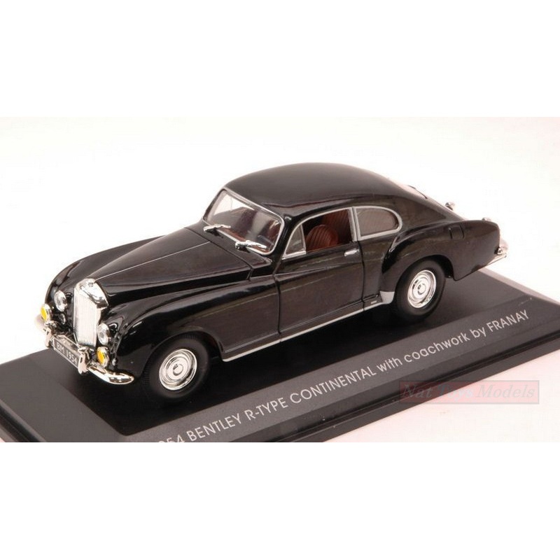 SCALE MODEL COMPATIBLE WITH BENTLEY R-TYPE CONTINENTAL 1954 BLACK 1:43 LUCKY DIE CAST LDC43212BK