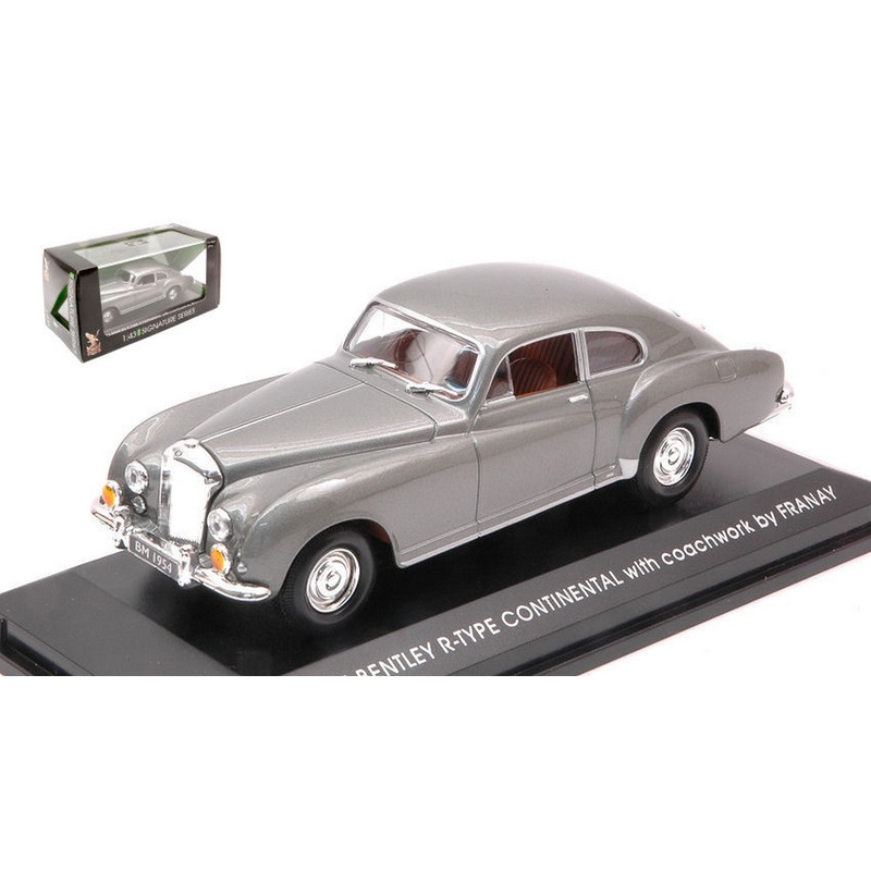 SCALE MODEL COMPATIBLE WITH BENTLEY R-TYPE CONTINENTAL 1954 GRAY 1:43 LUCKY DIE CAST LDC43212GY