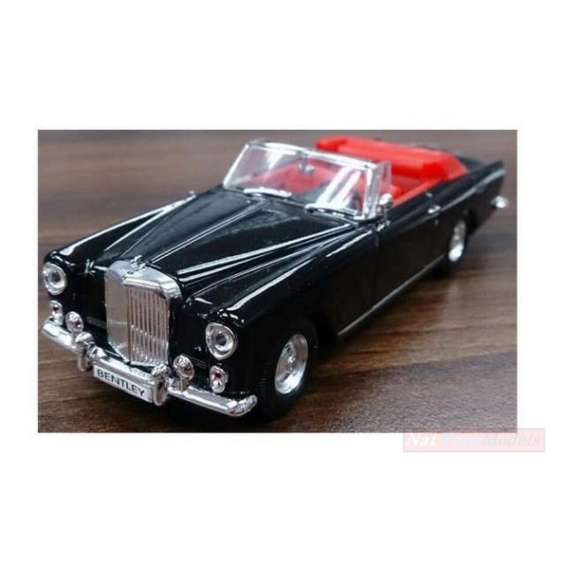 SCALE MODEL COMPATIBLE WITH BENTLEY S2 CONVERTIBLE BLACK 1:43 LUCKY DIE CAST LDC43214BK