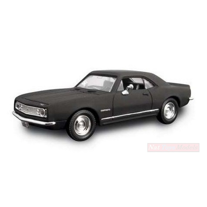 SCALE MODEL COMPATIBLE WITH CHEVROLET CAMARO Z-28 1967 MATT BLACK 1:43 LUCKY DIE CAST LDC94216MBK